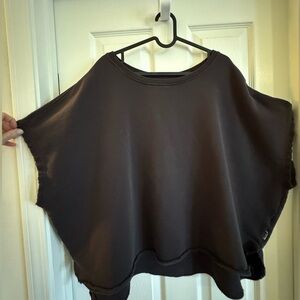 PACT 2 Piece SET- 100% Organic Cotton Charcoal color OS Top and SMALL Bottom